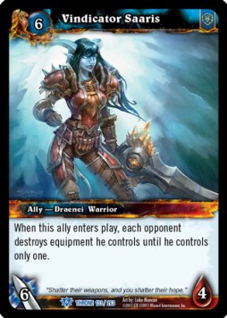 Vindicator Saaris - Throne of the Tides