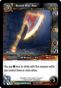 Arced War Axe - Dungeon Decks 2011