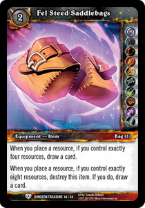 Fel Steed Saddlebags - Dungeon Decks 2011