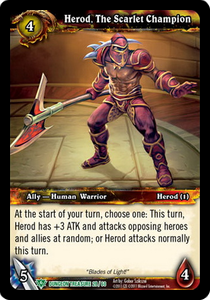 Herod, The Scarlet Champion - Dungeon Decks 2011