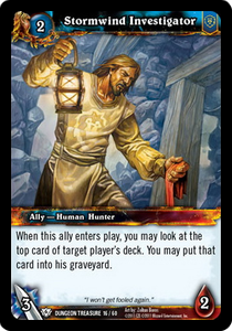 Stormwind Investigator - Dungeon Decks 2011