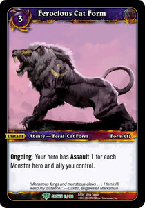 Ferocious Cat Form - Crown of the Heavens