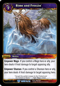 Rime and Freezin' - Crown of the Heavens