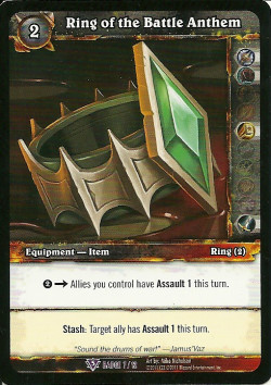 Ring of the Battle Anthem - Badge of Justice