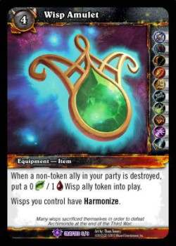 Wisp Amulet - Crafting Rewards Promos