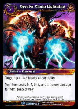 Greater Chain Lightning - Champion Decks