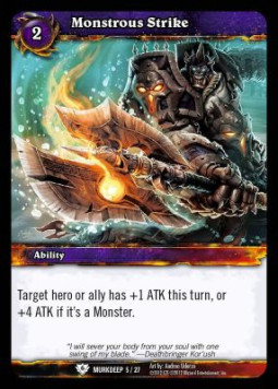 Monstrous Strike - Champion Decks