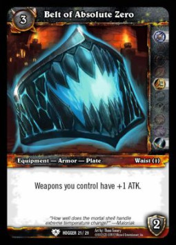Belt of Absolute Zero - Champion Decks