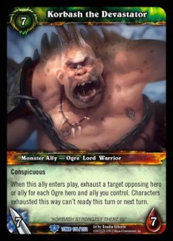 Korbash the Devastator - Tomb of the Forgotten
