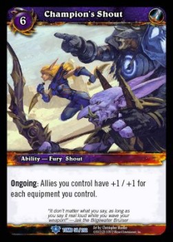 Champion's Shout - Tomb of the Forgotten