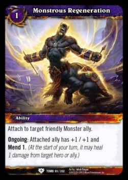 Monstrous Regeneration - Tomb of the Forgotten