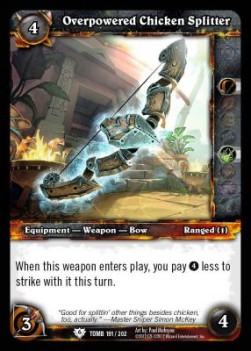 Overpowered Chicken Splitter - Tomb of the Forgotten