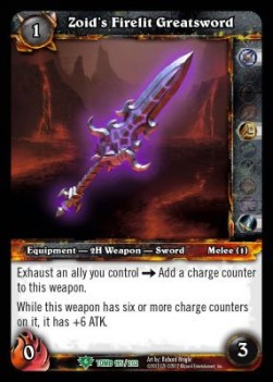 Zoid's Firelit Greatsword - Tomb of the Forgotten