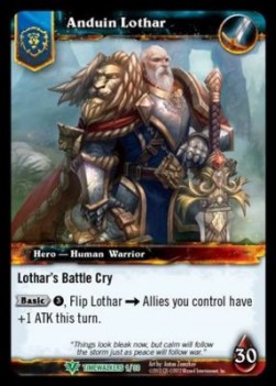 Anduin Lothar - War of the Ancients