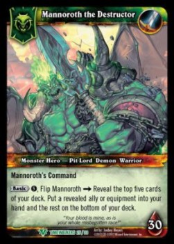 Mannoroth the Destructor - War of the Ancients