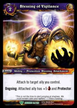 Blessing of Vigilance - War of the Ancients