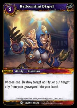 Redeeming Dispel - War of the Ancients