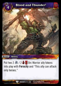 Blood and Thunder! - War of the Ancients
