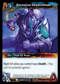 Darnassus Shadowblade - War of the Ancients