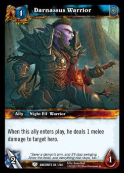 Darnassus Warrior - War of the Ancients