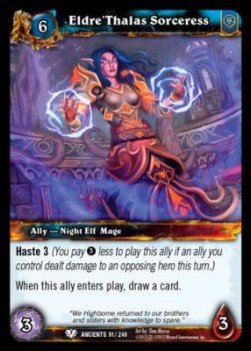 Eldre'Thalas Sorceress - War of the Ancients