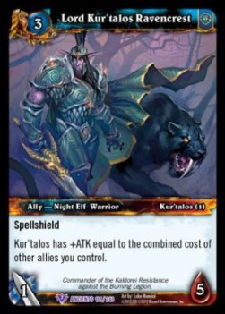 Lord Kur'talos Ravencrest - War of the Ancients