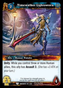 Timewalker Lightsworn - War of the Ancients