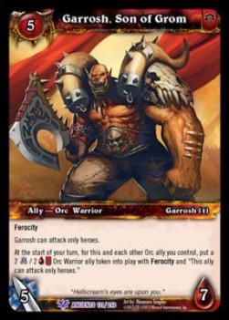 Garrosh, Son of Grom - War of the Ancients