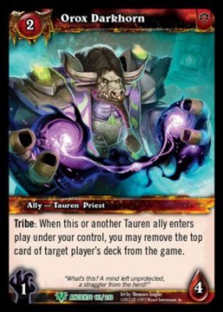 Orox Darkhorn - War of the Ancients
