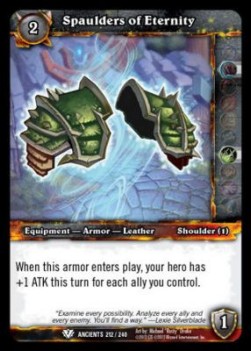 Spaulders of Eternity - War of the Ancients