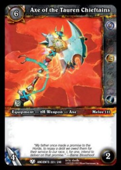 Axe of the Tauren Chieftains - War of the Ancients