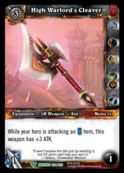 High Warlord's Cleaver - War of the Ancients