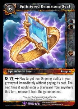 Splintered Brimstone Seal - Badge of Justice