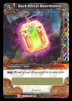 Dark Portal Hearthstone (Loot) - Betrayal of the Guardian