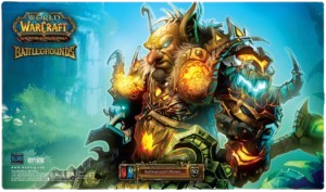 Battleground Master: Zarixx, Herald of Death Playmat - Throne of the Tides