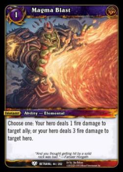 Magma Blast - Betrayal of the Guardian