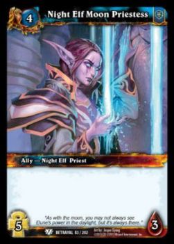 Night Elf Moon Priestess - Betrayal of the Guardian