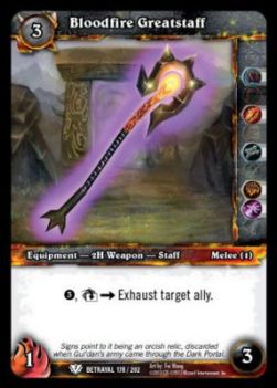 Bloodfire Greatstaff - Betrayal of the Guardian