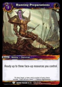 Hunting Preparations - Caverns of Time