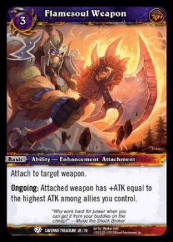 Flamesoul Weapon - Caverns of Time