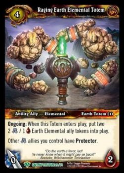 Raging Earth Elemental Totem - Caverns of Time