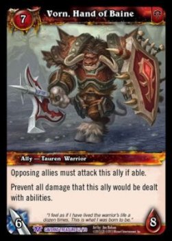 Vorn, Hand of Baine - Caverns of Time