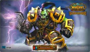 Battleground Master: Thrall, Warchief of the Horde Playmat - Icecrown