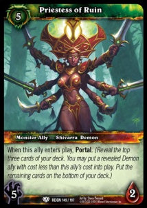 Priestess of Ruin - Timewalkers: Reign of Fire