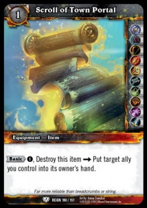 Scroll of Town Portal - Timewalkers: Reign of Fire