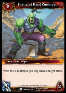 Shattered Hand Cutthroat - Timewalkers: Reign of Fire