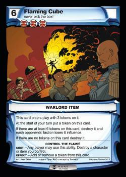 Flaming Cube - Shade of the Devoured Emperor