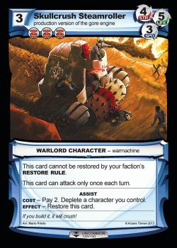 Skullcrush Steamroller - Shade of the Devoured Emperor