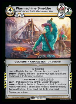 Warmachine Smelder - Seed Saga: The Descent of Gideon