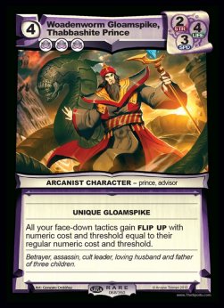 Woadenworm Gloamspike, Thabbashite Prince - Seed Saga: The Descent of Gideon